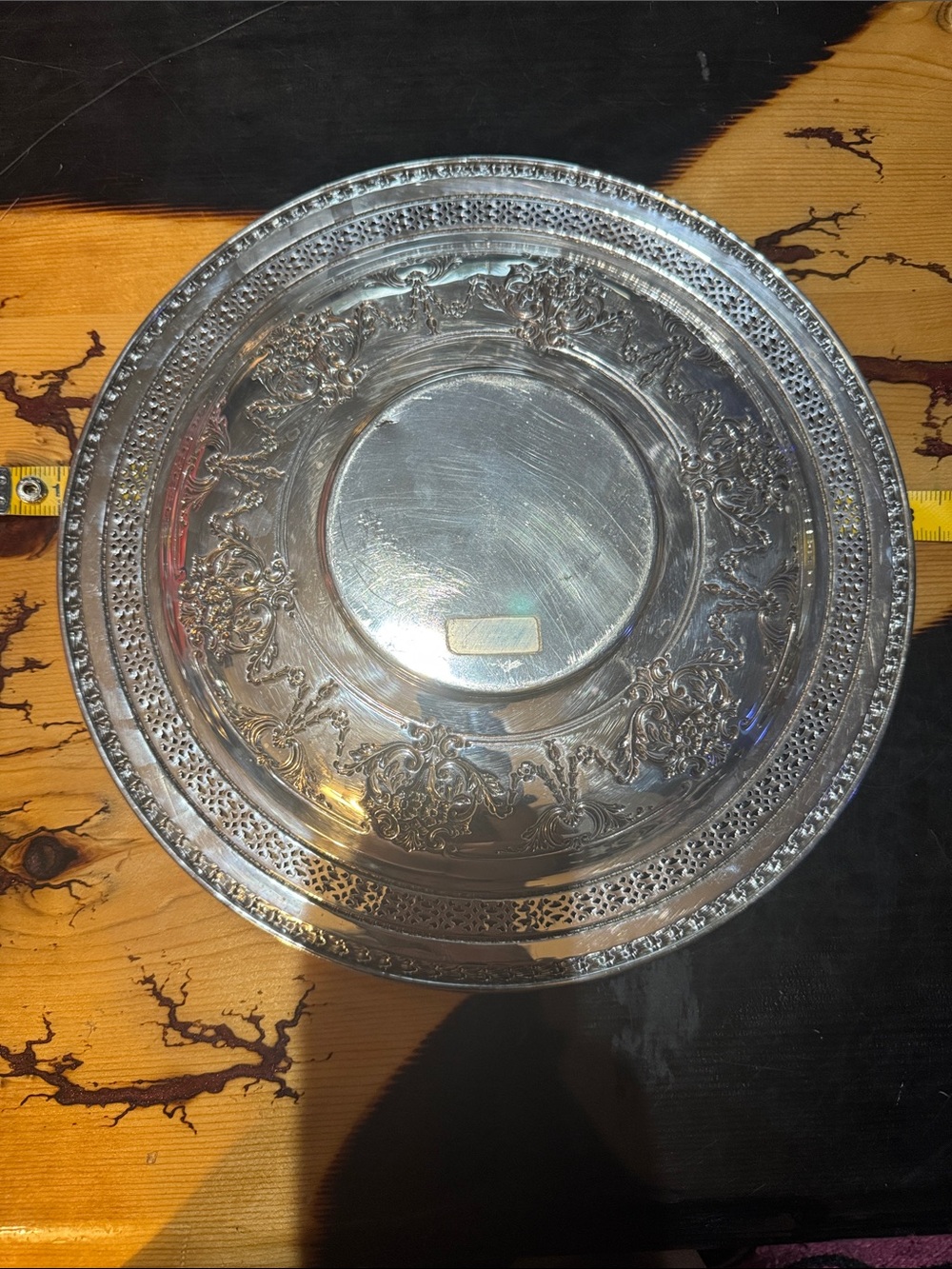 Decorative Silver-Plated International Silver Company Model #121 - Picture 2 of 4